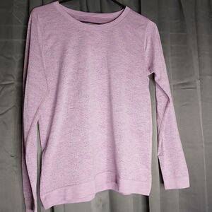 Lululemon Athletica Light Pink Long Sleeve Top